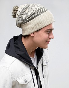 Серая шапка-бини Volcom Sweater - Серый