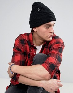6-панельная шапка Volcom Full Stone Xfit - Черный