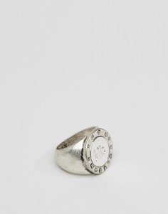 Массивное серебристое кольцо Icon Brand Benoit - Серебряный