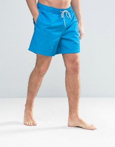Синие шорты для плавания с небольшим логотипом Original Penguin - Синий