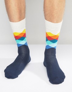 Носки с ромбами Happy Socks - Мульти