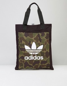 Сумка с камуфляжным принтом adidas Originals BK2153 - Черный