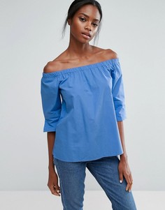 Топ с открытыми плечами Vero Moda - Синий
