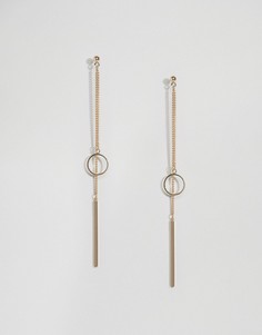 Серьги-подвески ASOS - Золотой