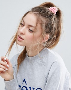 Бархатная повязка на голову ASOS - Розовый