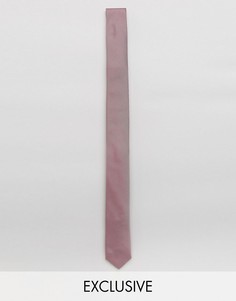 Галстук из полиэстера с заостренными концами Noak - Розовый