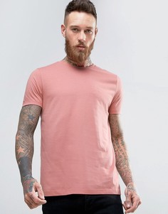 Розовая футболка с круглым вырезом ASOS - Розовый