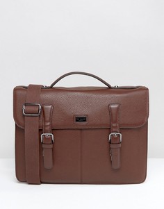 Кожаный портфель Ted Baker - Коричневый