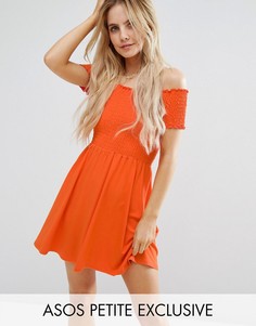 Сарафан-бандо мини ASOS PETITE - Оранжевый