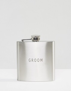 Плоская фляжка Groom - Мульти Gifts