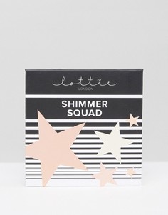 Косметический набор Lottie Shimmer Squad - Румяна-иллюминайзер / четыре оттенка - Мульти