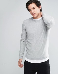 Джемпер в полоску с круглым вырезом Jack &amp; Jones Core - Серый