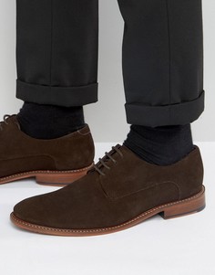 Коричневые замшевые дерби Ted Baker Joehal 2 - Коричневый