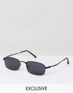 Квадратные солнцезащитные очки Reclaimed Vintage - Черный