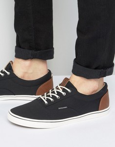 Парусиновые кеды Jack &amp; Jones Vision - Черный