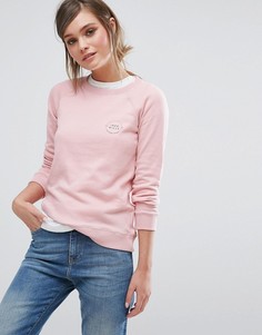 Свитшот с круглым вырезом и логотипом Jack Wills Colby - Розовый