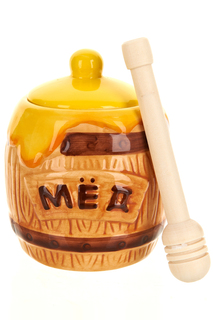 Банка для меда с ложкой 300 мл ENS GROUP