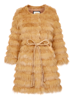 Легкая короткая шуба из меха лисицы и кролика Virtuale Fur Collection
