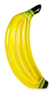 Надувной матрас в форме банана Luxe Lie On Sunny Life