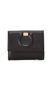 Миниатюрный кошелек Gancini с тиснением Salvatore Ferragamo