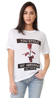 Прозрачная футболка Nirvana Rose Ksubi