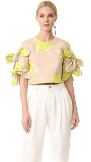 Топ Banana на завязках Msgm