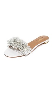 Сандалии на плоской подошве без задника Wild Thing Aquazzura