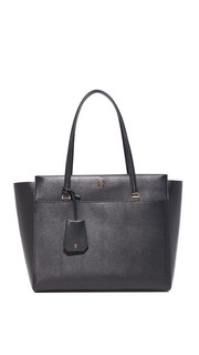 Объемная сумка с короткими ручками Parker Tory Burch