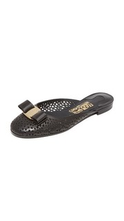 Туфли без задников Emile с лазерной перфорацией Salvatore Ferragamo