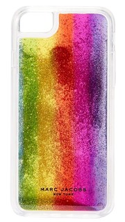 Чехол Rainbow для iPhone 7 с блестками Marc Jacobs