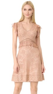 Платье с короткими рукавами Roberto Cavalli