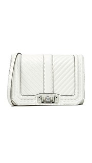 Маленькая стеганая сумка через плечо с шевронами Rebecca Minkoff