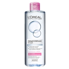 L`OREAL Мицеллярная вода для сухой и чувствительной кожи 400 мл LOreal Paris