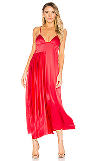 Pleated panel slip dress - OFF-WHITE
