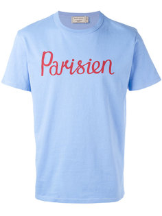 футболка Parisien  Maison Kitsuné