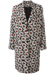 floral print buttoned coat Alberto Biani