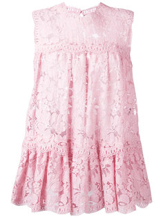 sleeveless lace top Alexander McQueen