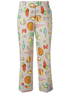 printed trousers Moschino