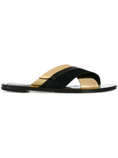 cross strap sandals Lanvin