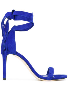 tie around sandals  Stuart Weitzman