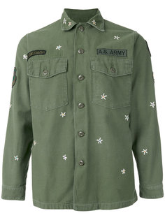 embroidered military jacket As65
