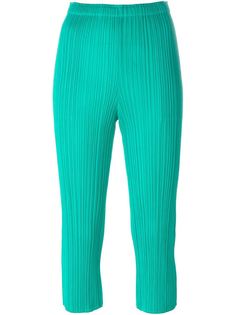 укороченные брюки с гофрированным дизайном  Pleats Please By Issey Miyake