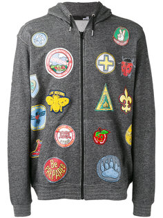 multi patch hoodie  Love Moschino