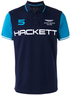 brand print polo shirt  Hackett