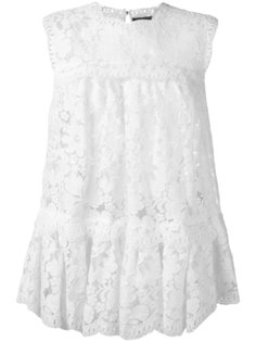 sleeveless lace top Alexander McQueen