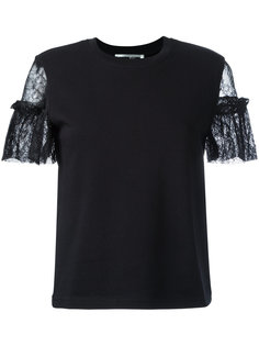 футболка с кружевными рукавами McQ Alexander McQueen