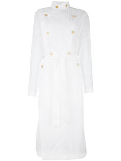 wrap floral lace dress Loewe