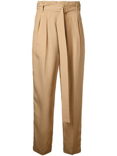 high-waisted cropped trousers Cityshop