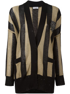 striped cardigan  Brunello Cucinelli