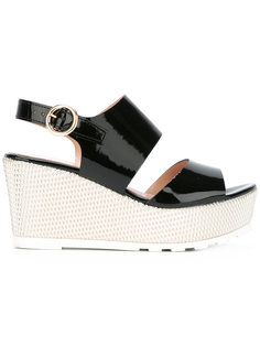 platform sling-back sandals Pollini
